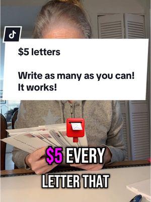 #christierayallday #paidperletter #opportunity $5 letter writing has been around since 2001. It’s a simple two sentence side hustle that you do from home. 