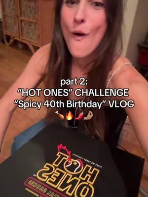 “HOT ONES” CHALLENGE- 40th birthday party VLOG! **PART 2 - you only turn 40 once, might as well make it spicy ! #hotones #hotoneschallenge #tastetest #birthdayparty #fyp #birthdaypartyideas #dayinmylife #spendthedaywithme #vlogtiktok 