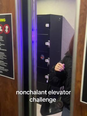 safe to say we were pretty chalant #elevatorchallenge #nonchalant