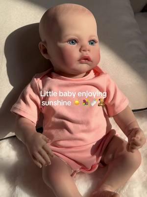 Little reborn baby doll enjoying sunshine ☀️ 💐🍼🧸 #dollhouse #rebornbabydoll #rebornbaby #reborn #reborns #baby #dolls #gifted #fypシ゚viral🖤video #fyp #bebereborn #sweetbaby #babytoysidea #babytoys #gift #accompany #fypシ 