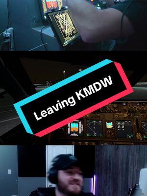 Posting all my drafts at one time! This is from MARCH 23  Leaving KMDW 🛫  #msfs #msfs2020 #flightsimulator #flightsimulator2020 #simpilot #msfs2020pilot #d3ll #flight #vatsim #vatsim👍 #vatsimnet #flightsim #vatsimpilot #pc #flying #aviation #gamer #pcgamer #plane #airplane #boeing #pmdg #pmdg737 #pmdg