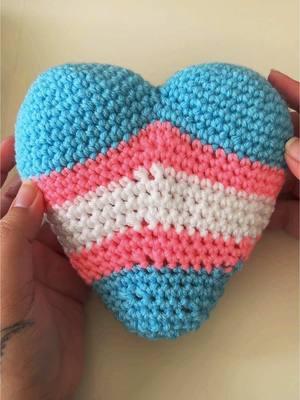 Starting to make some pride hearts!!! May use a smaller hook to reduce the holes a lil bit. What pride flag should I do next? #fyp #fyppppppppppppppppppppppp #cozyvibes #crochettiktok #crochetaddiction #knottypandacrochet #crochetersoftiktok #crochet #crochettok #crocheting #crocheter #crochetpattern #cozy #ValentinesDay #Pride #transpride #hearts #crochetheart 