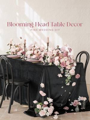 When it's time to celebrate at your wedding reception, create a cozy, intimate moment as newlyweds with a stylish Sweetheart's Table 💖 Decorate it yourself using our Pink & Dusty Rose wedding flowers, and don't forget to check out the rest of our Inspiration Board for more ideas!  #lingsmoment #weddingdeco #diywedding #weddinginspo #DIY #weddingideas #craftart