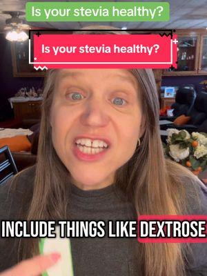 Is your stevia healthy or is your stevia full of sugar alcohol which can lead to upset stomach and diarrhea? Or does your stevia contain dextrose which is really just sugar? I have been deceived about my stevia, have you? #stevia #sugarfree #lowsugar #sugarsubstitute 