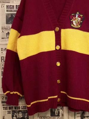 кардиган Гриффиндор на заказ 🧶#mamaweasley #hogwartsismyhome #harrypotter #hogwarts #gryffindor 