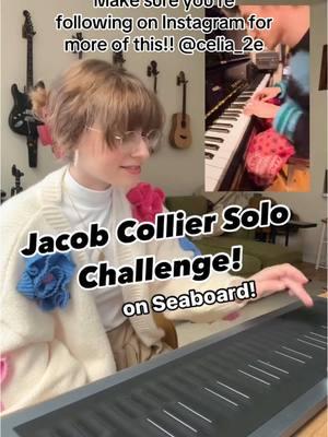 @celia_2e on Instagram! 🎹🎶 looking forward to connecting with everyone on the other side of the ban! #pianotok #musictok #musician #jazzpiano #jazztok #pianogirl #pianist #jacobcollier 