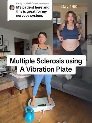 Replying to @Nikki Coto Vibration Plate Journey. #viberationplate #workoutjourney #homeworkout #homeworkoutsforwomen #lowimpactworkout #ms #nervoussystemregulation #vibrationplatebenefits  #lowinpactexercise #lymphaticdrainage #honestreview 