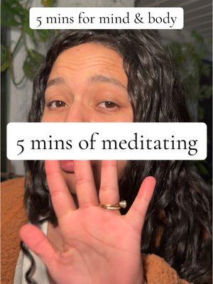 Do you meditate? 🙏🏽✌🏽 #meditation #5minutes #mind #body #creatorsearchinsights 