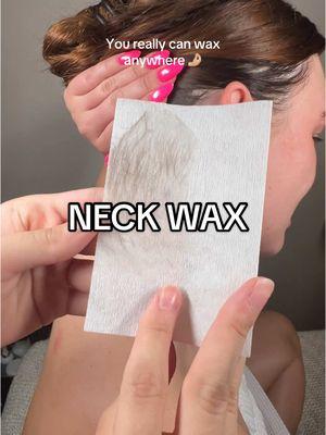 You really can wax anywhere  #esthetician #waxer #neckwax #softwax #aesthetician #alaskaesthetician 