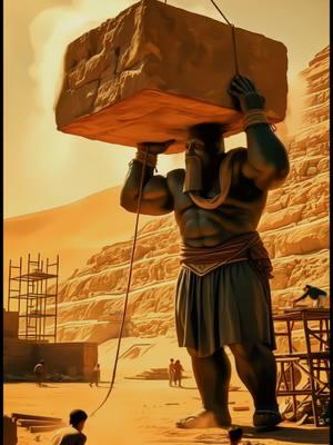 Giant Lifts Cornerstone with Workers' Help at the Great Pyramid of Giza!  #EpicConstruction #GiantLifts #GreatPyramidOfGiza #EgyptianHistory #Pyramiden #Egypt#Giants #PrehistoricPeople #FYP #ForYouPage #minicement #aiworld @TikTok @TikTok Trends @tiktokglobal @Tik tok usa 