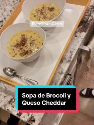 #onthisday #evergreencloth #tipsdecocina #isabelcarranza #pañoesponjas #sopadebrocoli #sopadebrocolicremosa #sopadebroccoliyquesocheddar #broccolicheddarsoup #soupseason #comfortfood 