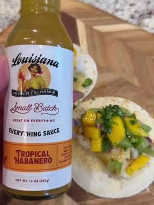 @what_the_spice made some delicious fish tacos with a tropical mango salsa 🍍🍍 Using the amazing new Tropical Habanero sauce to flavor that tropical salsa and paired it on top of some orange roughy 🙌 This recipe is taking us to the tropics 🌴🍍 #tropiclikeitshab Now you can use whatever fish you want. Cod, tilapia, mahi mahi or even some halibut. Let me tell you as long as you put the salsa on top your taste buds will thank you. Level up with a 🚨Pro TIP. 🚨 no matter if you use corn or flour tortillas, just put a little Parmesan on the pan and press your tortillas down. That crisp and flavor is a huge bonus ! #pepperpartner #tropicalhabanero #tropiclikeitshab ‼️Salsa Recipe ‼️ - 1 mango - 2 tbsp of red onion - 1 tsp jalapeño - 2 tbsp of tomatillos - 1 tbsp of cilantro - pinch of salt - squeeze of lemon - as much pepper exchange tropical habanero as you want. ( I used about 1 1/2 teaspoons) Mix it up and add it on top of your favorite fish tacos !! #recipes #tropical #salsa #fish #louisiana #foodies #nyc #FoodLover #foodgram #foodblogger #yummy #instamood #goodeats #eeeeeats #eatstagram #foodiesofinstagram #instaeats #teamhappyfoodies #foodstagram #foodpic #Foodie #foodgasm #eatingfortheinsta #dailyfoodfeed