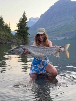 An absolute MONSTER After dozens of nights in my canoe I only landed two massive lakers, and that made it all worth it! Excited to target them on ice here soon. #laketrout #fishing #girlsfishing #gonefishing #bigfish #fishtok #fishinglife #char #lakers #fisherman 