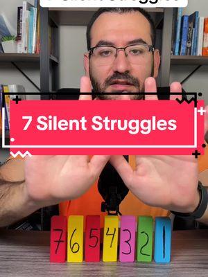 7 Silent Struggles #sadtok #sadtiktok #highfunctioningdepression #survivalmode #burnout #maskingemotions #depression #depressiontiktok #loneliness 