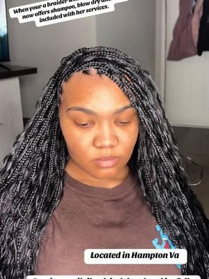 Come see me ladies ✨ IG: knotlessbeehavior_ #knotlessbraids #neatbraider #757braider #757braids #hamptonbraider #virginiabraider #norfolkbraider 