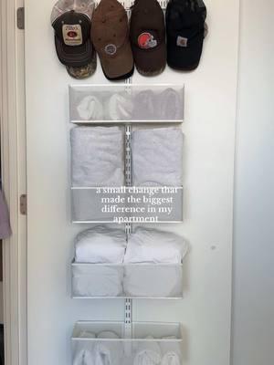 i sound like a broken record but i’m telling you, if you’re short on storage you need an over the door organizer  #homeorganization #organizedhome #smallspaceorganization #apartmentorganization @The Container Store 