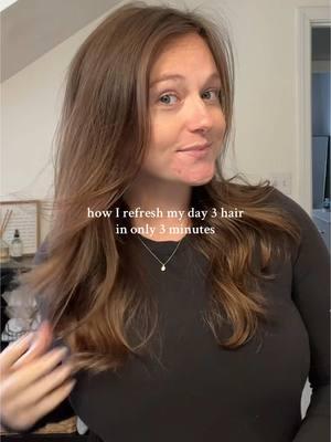 refreshing my day 3 hair in only 3 minutes using my Shark FlexFushion  #hairrefresh #day3hair #howtorefreshcurls #hairstyle #quickhairstyle @Shark Beauty 