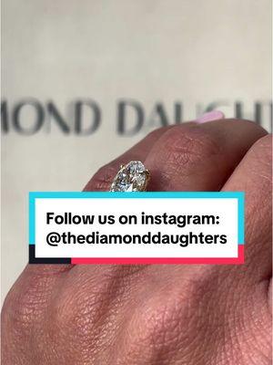 Before TikTok gets removed follow us on IG:Thediamonddaughters 💎 We custom make every single ring with any stone type and any size! 💍 Book you free consultation or shop online! #sandiegodiamonds #labgrowndiamonds #thediamonddaughters #custommade #fypシ 