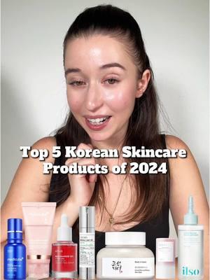 I’ve tried and tested so many different Korean skincare products in 2024 and these 5 were my absolute favorite K beauty products of the year.  #koreanskincare #koreanskincareproducts #koreanskincaretips #koreanskincaremusthaves #medicubeexosome #ilso #skincarefavorites #skincarefavs #glassskinproducts 