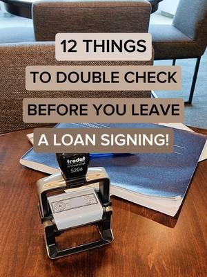 🚨 12 Things to Double Check Before You Leave a Loan Signing! 🚨 Attention, Signing Agents! 🖋️ Before you walk away from any loan signing appointment, make sure you’ve covered these 12 critical checkpoints to avoid mistakes that could delay the process or damage your reputation. 1. Signer’s Identification: Ensure that you have correctly verified the signer’s ID and that it matches the information on the documents. 2. Document Accuracy: Check that all documents are present, complete, and free of errors or omissions. 3. Signatures: Verify that all required documents have been signed and signatures are in the correct places on each document - missing a signature could mean a return trip! 4. Initials: Confirm that all required pages have been initialed by the signer(s) where necessary. 5. Date Accuracy: Ensure that all dates, including the signing date, are correctly filled in. Make sure documents that do not require a date have no date written by the signer(s). 6. Notary Certificates: Make sure all notary certificates are accurately completed, signed, and stamped. 7. Document Order: Ensure that all documents are in the correct order as specified by the lender or title company. 8. Scanbacks: If scanbacks are required, check that you have scanned or are prepared to scan the necessary documents before shipping. Review the scan for cut-off or missing pages. 9. Notary Journal: Ensure that you have completed your notary journal with all required entries for the signing. 10. Signer’s Copies: Provide the signer(s) with copies of all documents, as required. 11. Shipping Instructions: Confirm the shipping instructions, and make sure documents are dropped off on time for next business day delivery. 12. Notary Supplies: Make sure you have gathered up all your notary supplies, especially your notary stamp and journal, so you don't accidentally leave anything behind! Missing even one of these can be costly! 💼 Stay on top of your game and ensure every signing runs smoothly. 💡 Want to master these skills and build a successful notary loan signing business? Enroll in my Signing Agent Advanced Training Program today and get the tools, tips, and training you need to thrive! #notarytip #signingagentbasics #publicnotary #notarypubliclife #notarymentor #notaryboss #signingagenttraining  #mompreneur #signingagent #notarysigningagent #loansigningagent #sidehustle  #notarytok  