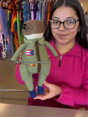 Creen que mejore?😍🧶 @Bad Bunny #crochet #sapitoconcho #badbunnypr #sapoconchodepuertorico #badbunnyconcho #sapoconcho #mcknitscreations #crochetconcho #sapitodecrochet #fypシ #paratii 