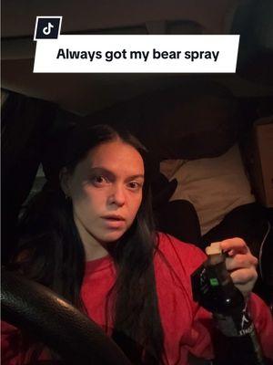 Very effective #bearspray #staysafe #protectyourself #ladiesbecareful #aloneatnight #atnight #selfdefense 