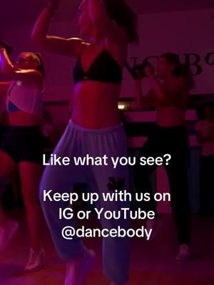 With TikTok potentially leaving  us soon, we’d love for you to keep following us on IG or YouTube. @dancebody #dancefitness #dancecardio #danceworkouts 