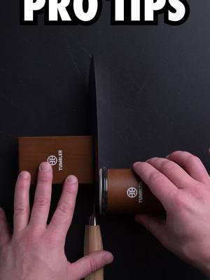 3 Tips to help you sharpen like a pro when you Tumbler.#tumblerusa #knifeskills