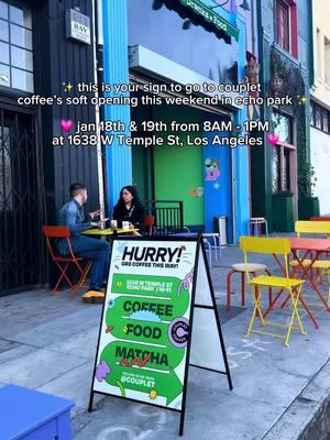 los angeles! come stop by our soft opening this weekend for delicious drinks, treats, and more! we’ll be open from 8AM - 1PM at 1638 w temple street in echo park!🦢✨ see yall there! #coffeeshop #losangeles #matcha #echopark #losangelescoffee #lafoodies #newcafela #whattodoinla @Camber | Los Angeles Guide 