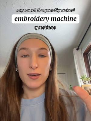 My most frequently asked embroidery machine questions. ask any other ones you have in the comments! #beginnermachineembroidery #machineembroiderytips #machineembroiderybusiness #machineembroiderytutorial #machineembroidedyhelp #embroiderymachine  