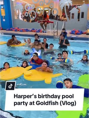 She said best birthday ever! ❤️🥰 #tangramnyc #flushing #flushingnyc #goldfishswimschool #kidsbirthday @Goldfish Swim School 