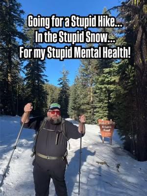 It’s sad to think this may be the last stupid hike for stupid mental health video I get the post on TikTok. This little trend first went viral on TikTok and then everywhere else. TikTok is where i first we t viral and I hope this isn’t the end but if it is it’s been a great run all…  like always on these hikes I didn’t want to go, but I’m glad I did. Going for a hike in the snow is my way of hitting pause on life and taking care of my mental health. There’s something about the quiet, the cold, and the way snow blankets everything that makes it easier to just… breathe. I used to avoid the snow, but now I’m learning to embrace it—layer by layer. Hiking might not fix everything, but it’s a great tool to clear your head and get back to center. Sometimes, it’s the simple things—putting one foot in front of the other and finding peace in the process. Who else is a reluctant snow-lover? Let me know how you take care of your mental health—especially in the colder months! 📍Bull Gap Trail near Mount Ashland, Oregon in the ancestral homelands of the Shasta and Takelma peoples who lived here for millennia & were displaced between 1851 and 1856. Today, the Confederated Tribes of Grand Ronde Community of Oregon and the Confederated Tribes of the Siletz identify their members as living descendants of the Takelma and Shasta peoples of this area. #Stup#StupidHikeForMyStupidMentalHealthy#AndyFilmsAndHikest#MentalHealthMattersi#HikingForHealingA#FatAndOutdoorsyw#SnowHikeu#NatureIsTherapye#TakeTheStepyPositiveOutdoors