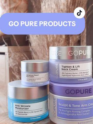 I HIGHLY recommend any @Gopure products! They feel soooo luxurious on the skin and have been my go to!!  Check out their newest product the sculpt and tone arm cream!! I’ll update y’all oh my results!! ✨✨🤍 #gopure #gopurebeauty #ad #sponspored