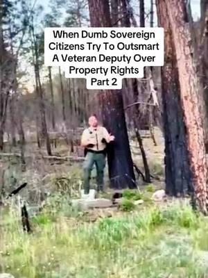 When Dumb Sovereign Citizens Try To Outsmart A Veteran Deputy Over Property Rights #cops #police #lawsuit #unlawful #usa #flypシ #