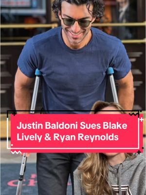 Justin Baldoni is now suing Blake Lively and Ryan Reynolds for $400M #itendswithus #justinbaldoni #blakelively #ryanreynolds #dramatok #celebritynews #celebritydrama #gossiptok  