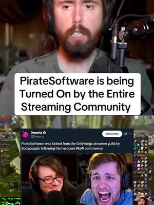 Streamer PirateSoftware aka Thor was kicked from OnlyFangs World of Warcraft guild. #asmongold #asmongoldclip #piratesoftware #onlyfangs #worldofwarcraft #otk #twitch #streamer #livestreamfails 