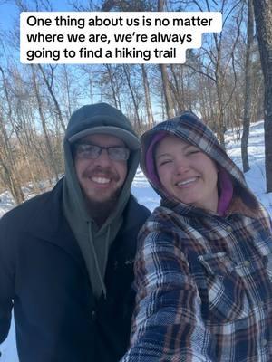 Hiking to see the bison 🦬  #Hiking #hikingwithkids #winterhiking #nature #travel #gooutside #statepark #adventure #nature #tiktokshopjumpstart #snow #snowhike 