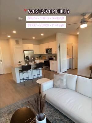 Westover Hills is calling YOUR name 🫵 Grab your bestie and split this 2B/2B for $668/mo each! 👯‍♀️ PLUS with 8 weeks free, you're saving over $200 a MONTH 🤯 Treat yourself to some new apartment decor OR more sweet treats (my fav) 🤭 DM us or comment below to get connected with an agent for more info.  📲 *Pricing includes special* #sanantonioapartments #sanantonioliving #smartcitysatx #westoverhills #satx #westoverhillssatx #smartcity