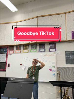 For my favorite HS band folks 🫡 😂😂😂 #byetiktok #banddirector #timetosaygoodbye #stuckinmyhead #again #band #tiktok 