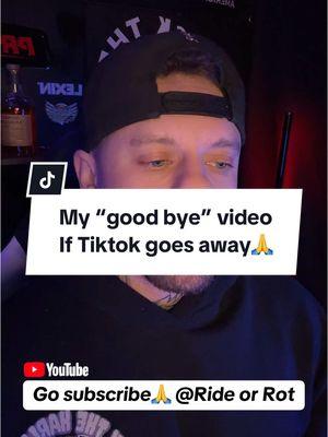 My good bye to TikTok🙏 #nicktheharleyguy #indiana #fortwayne #fyp #harleydavidson #harleydavidsonlifestyle #harleydavidsonmotorcycles #harleydavidsondaily #motorcycle #moto #biker #bikertok #thakyou #lovemyfans #lovemyfollowers #gosubscribetomyyoutube #youtube #vlogger #motorcyclevlog #youtuber #rideorrot 