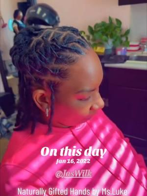 Hey @Jas Wilk thank you for all your support and trust me with your loc journey. 😘 You are appreciate, more than you know. #onthisday #mydayones #nghbymsluke #womenwithlocs #spartanburglocs #locsoftiktok #mslukedidit #throwbackthursday 