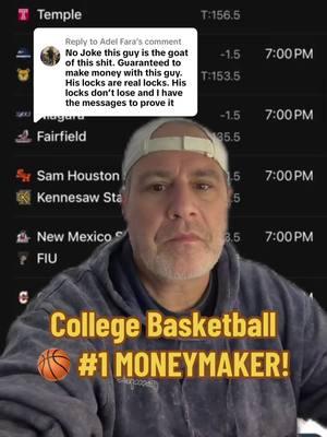 Replying to @Adel Fara Make More Money in 1 single week of College & NBA Basketball than most make in 1 month or season of Football! Isn’t time you joined already! #BasketballPicks #parlays #bettingpicks #freepicks #cbbpicks #ncaabpicks #basketballbets 