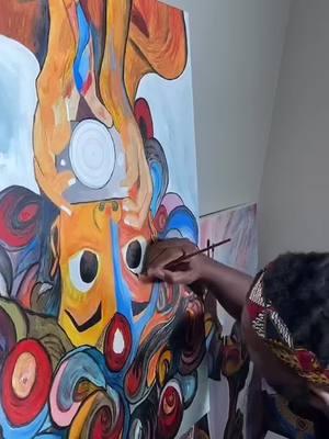 @theonlyblackking #painting #liveart #art #artist #artistsoftiktok #artwork #artworks #artskills #LIVEhighlights #TikTokLIVE #LIVE 