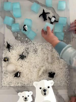 #duet with @Sarah | mom + lifestyle #sensoryactivities  Can't go to the Arctic? Bring the Arctic, polar bears, and penguins to you! Try this taste safe iceberg play idea. Follow @childcareed  #tastesafesensoryplay #creativeplayideas #earlychildhoodeducation #earlychildhoodeducators #preschoolactivitiesathome #sensoryplayideas #sensoryplaytolearn #playandlearning #tastesafeplay #messyplayideas #fypage #childcareproviders #childcareeducator 