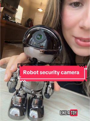 This robot security camera is super cute and the video quality is amazing #securitycamera #securitycam #babymonitor #babycamera #homesecurity #robotcamera #robotsecuritycamera #homeessentials 