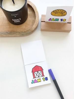 If your resolution is to spark more creativity or do things that bring you joy, our Daily Coloring Desk Calendar is just what you need! #colorwithme #easycoloringbook #subscriptionbox #adultcoloringbook 