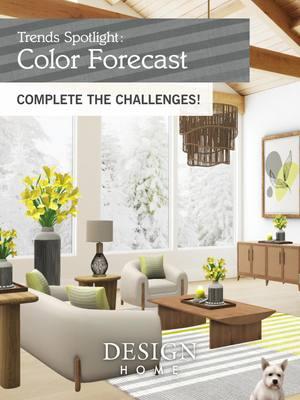 A new year brings new trends and we've got this year's top color picks ready to go ✨ Brighten up your days with a pop of energetic yellow hues! The Charming Chartreuse Bundle is everything you need to bring a fresh aesthetic to any space. Don't wait to challenge yourself in the Trends Spotlight: Color Forecast Series in #DesignHome 🌈 #ColorForecast #Chartreuse