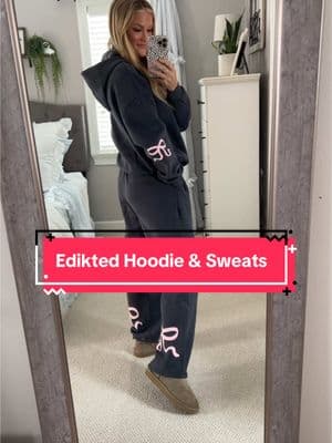 🎀 Edikted Sweatpants 🎀 #comfy #edikted #bow #outift #ootdinspo 