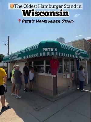 Details & Location in Caption⬇️ 🍔The Oldest Hamburger Stand in Wisconsin 📍Pete’s Hamburger Stand in Prairie du Chien, WI 💡Only open Friday, Saturday and Sunday. @peteshamburgerstand has been run by the same family since 1909. Pete Gokey opened the original Hamburger Stand in 1909 where he began cooking his signature boiled Hamburgers. Hamburgers are the ONLY item on the menu and you can get your Hamburger topped with or without Onions, as well as Ketchup, Yellow Mustard or Brown Mustard. I’m going to be honest....I was a little hesitant to try a boiled hamburger since it reminded me of White Castle and I really don’t love White Castle burgers. (Mike on the other hand LOVES White Castle) So I was SUPER surprised by how much I loved the boiled hamburgers at Pete’s Hamburger Stand! They cook/boil the burgers along with a TON of onions and the deep rich onion flavor really makes the flavor of the burgers pop. Plus the simple condiments of ketchup and mustard really come together to create a truly terrific burger. P.S. Every Memorial Day they donate all proceeds from that day to local organizations that support cancer patients. 👋🏻We’re the @midwestmunchers We’re just over here livin our best Midwesty life with our three pups in a tiny Wisconsin town. 👫🐶🧀 Follow us for more Wisconsin food & travel! . . . #wisconsin #wi #wisco #wisconsinwonders #travelwisconsin #discoverwisconsin #midwestmom #wisconsinmom #wisconsinlife #wisconsinfishing #wisconsinfoodie #midwest #midwestliving #midwestisbest #wisconsinlife 