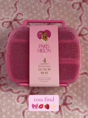 pink paris hilton bento box🎀✨ #parishilton #parishiltonkitchen #pinkbentobox #pinkglitter #fyp #parati #rossfinds #lunchbox @Ross Dress for Less 